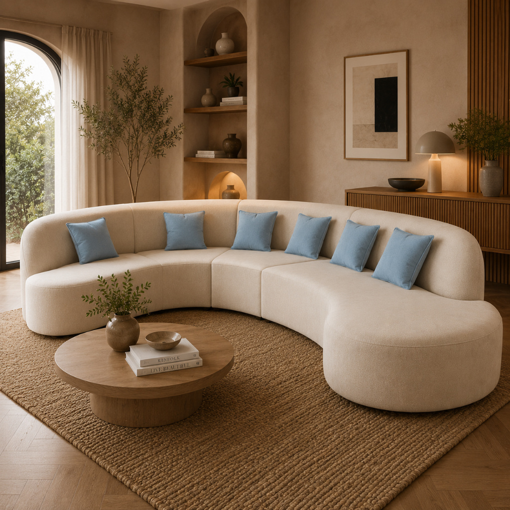 Luna Curved Modular Corner Sofa