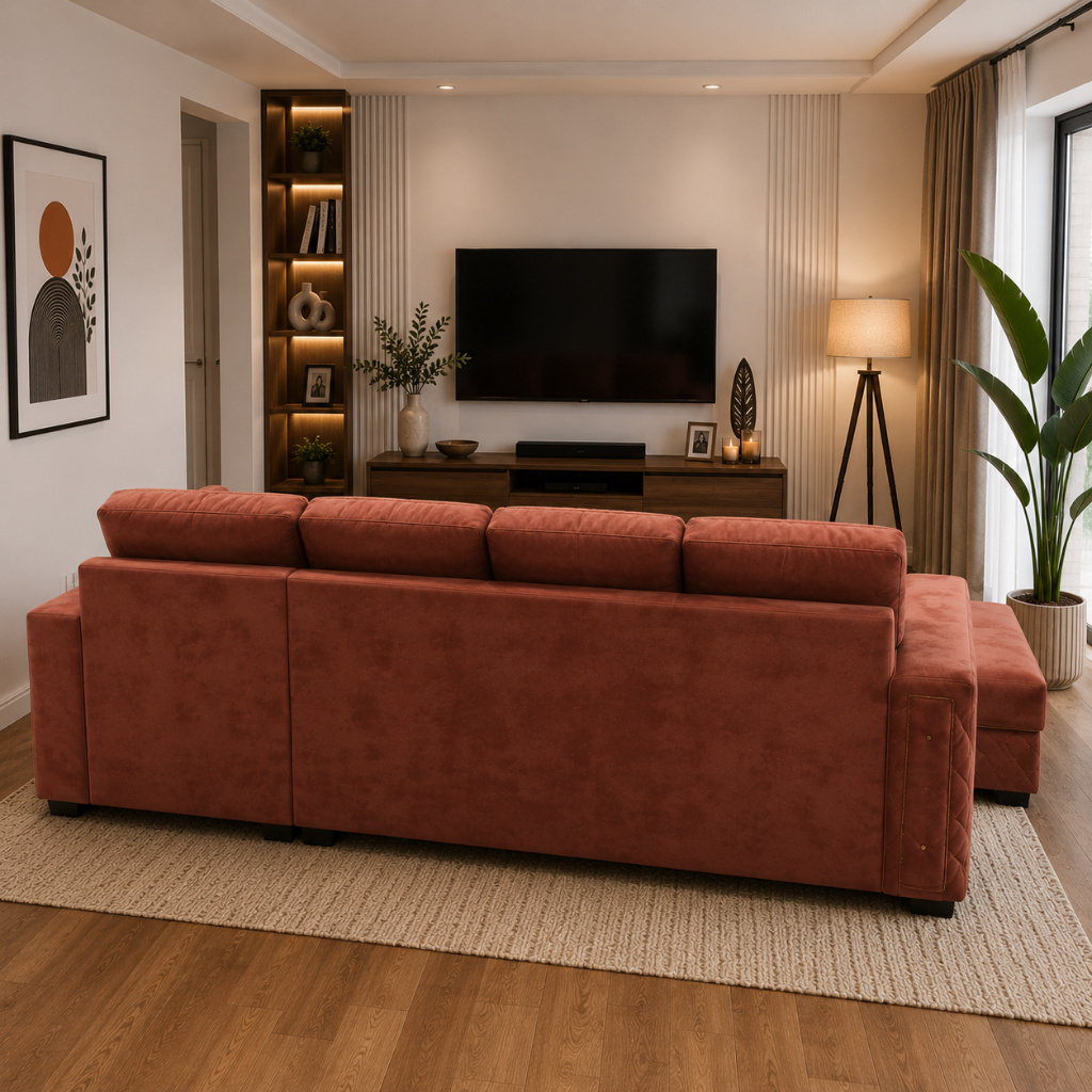 Urban Diamond L-Shape Sofa - image 3