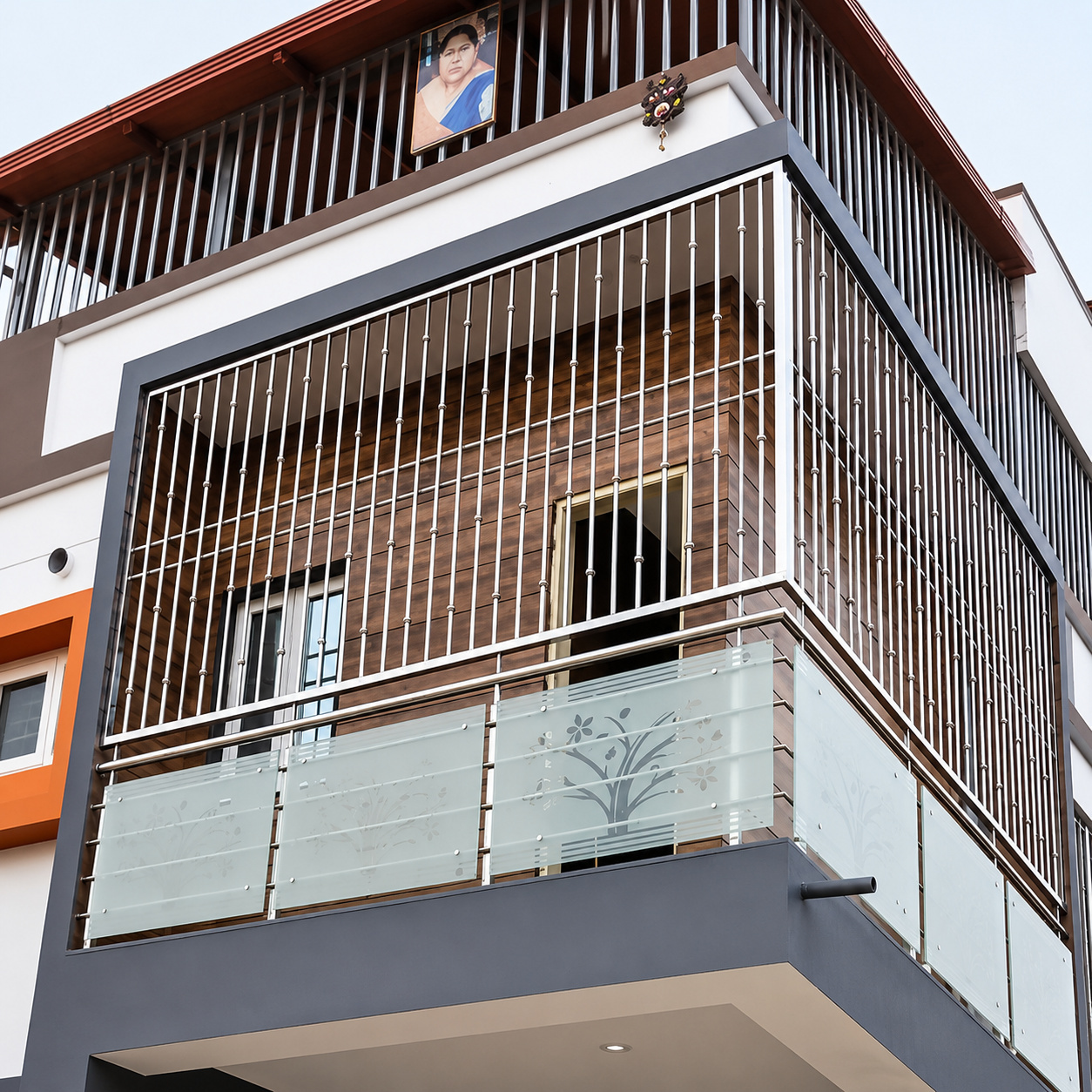SS Rod Balcony Grills