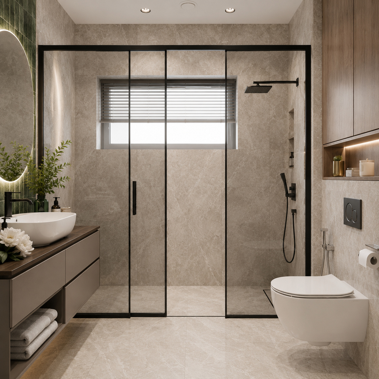Sliding Shower Enclosure