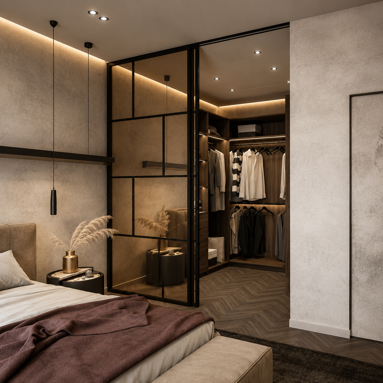 Walk-in Closet Profile Door