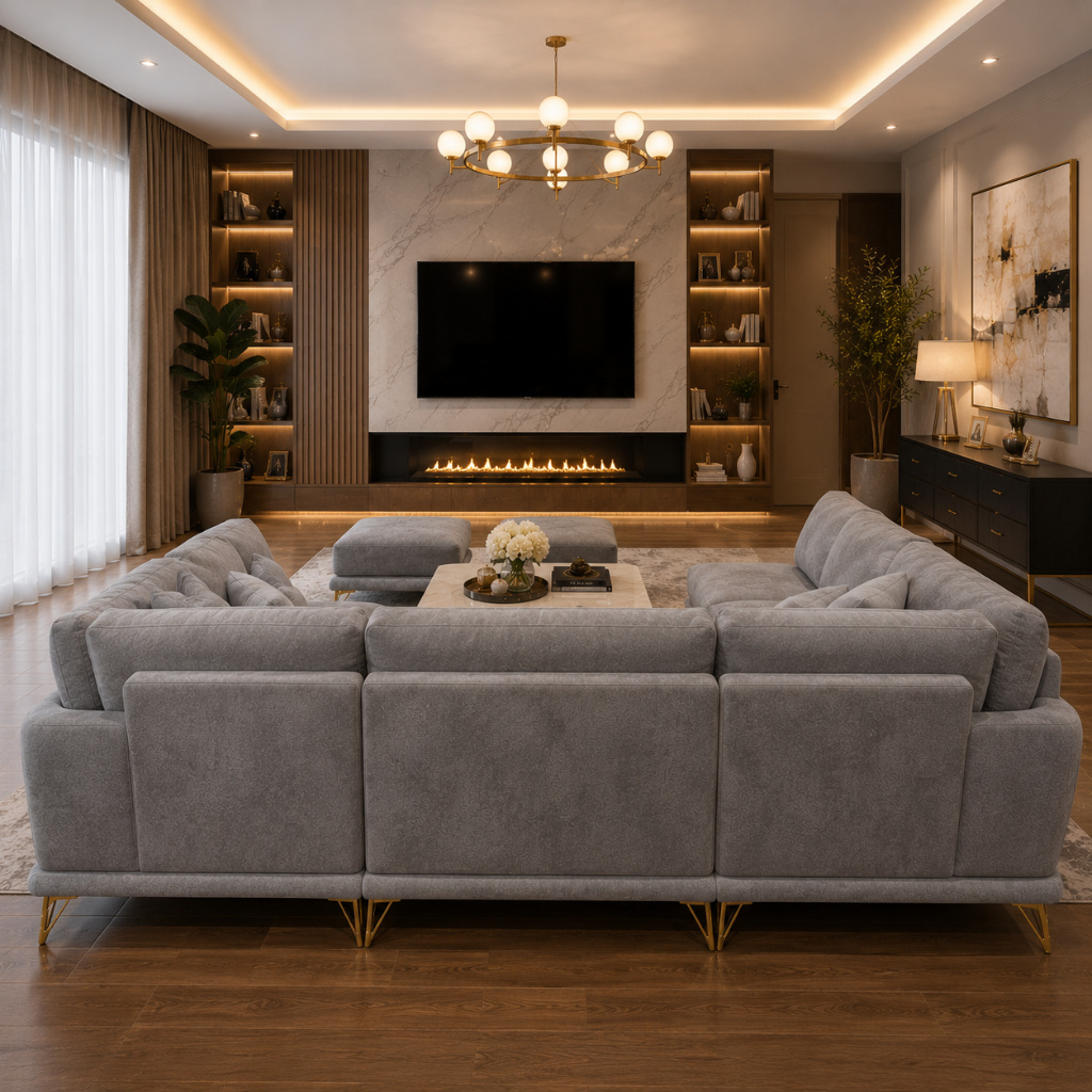 Grand Modular U-Shape Sofa Set - image 2