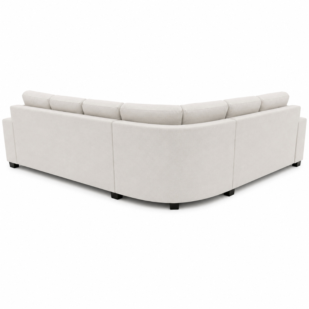 Luna Curved Chaise Lounge Sofa - image 3