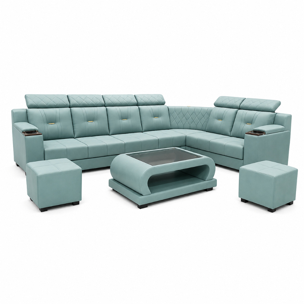 Luxury Executive L-Shape Sofa Set - image 2