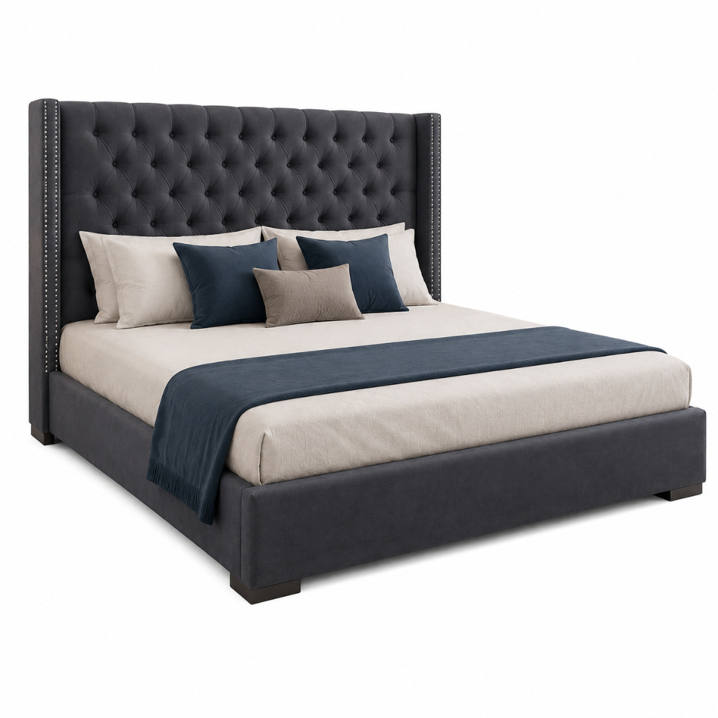 Royal Chesterfield Upholstered Bed - image 2