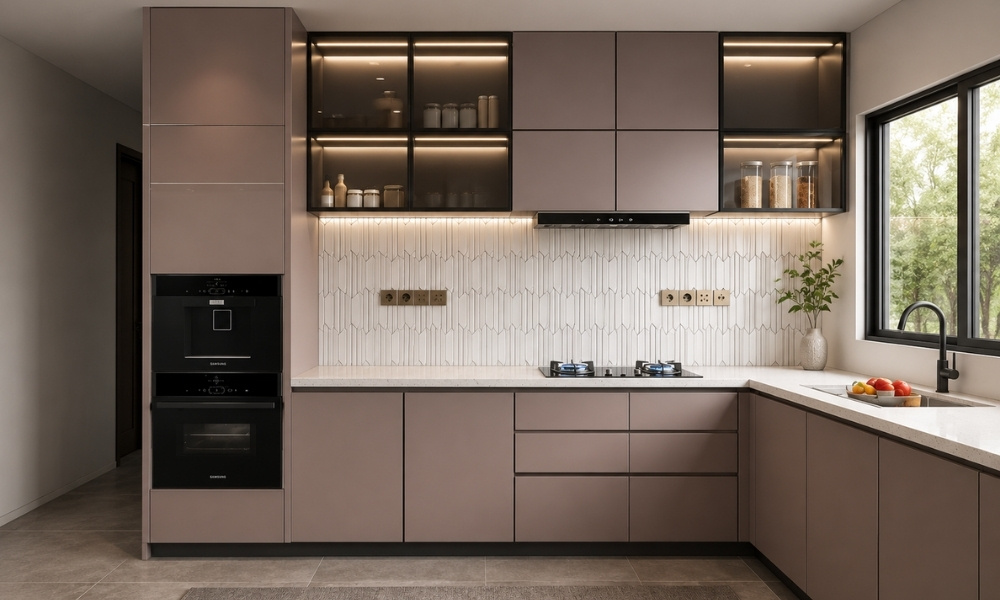 L - Shaped kitchen