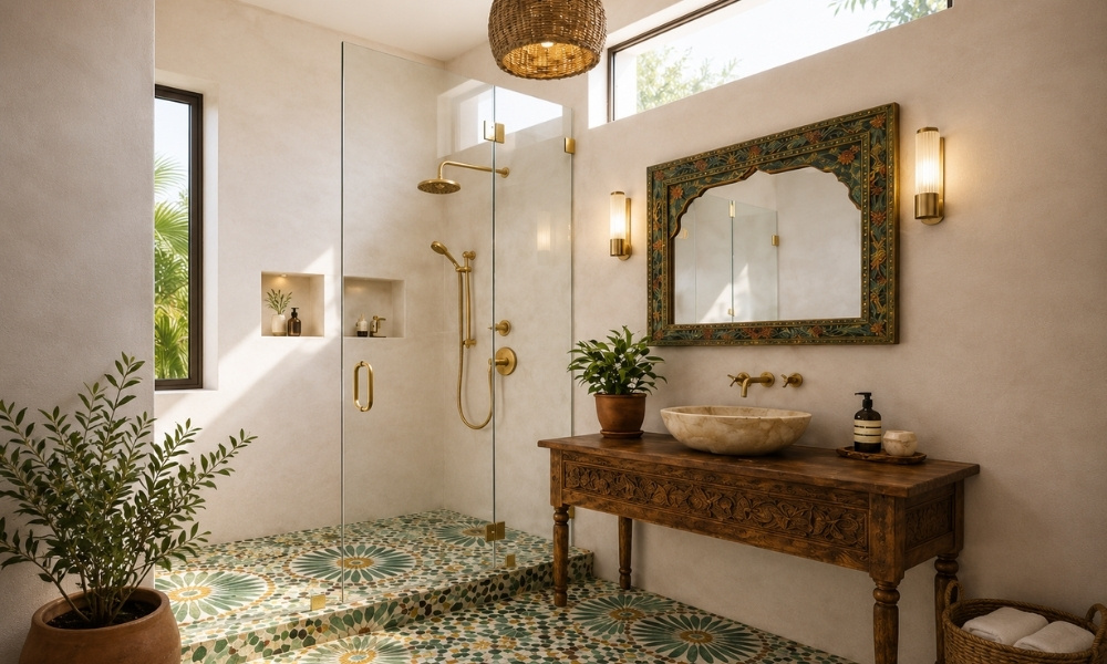 Vintage Themed Bathroom