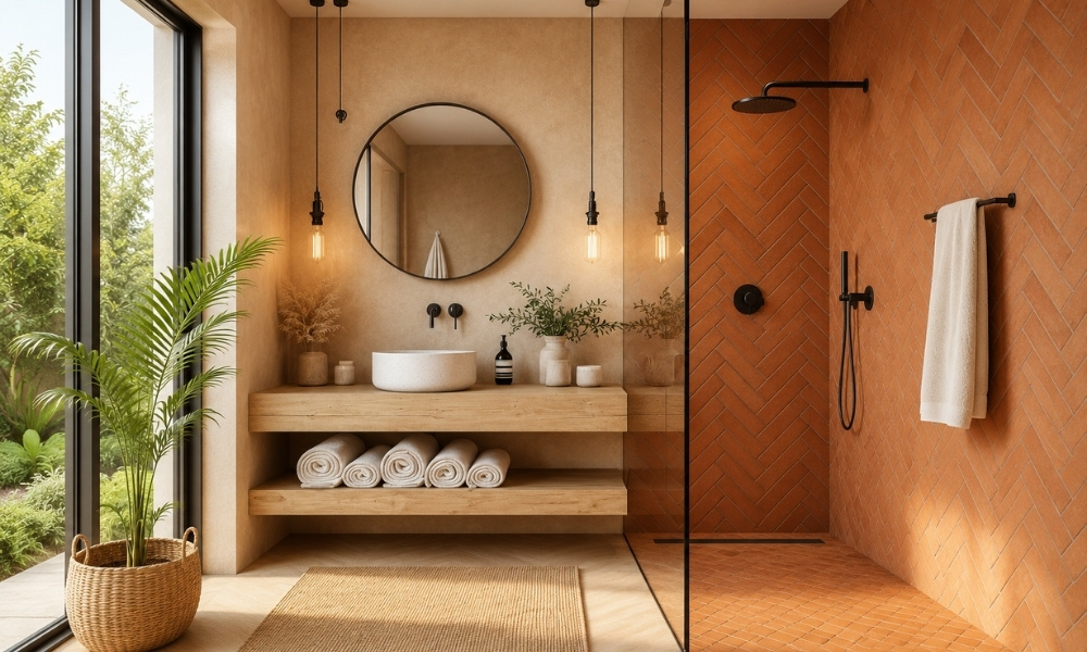 Spa-Like & Biophilic Bathroom