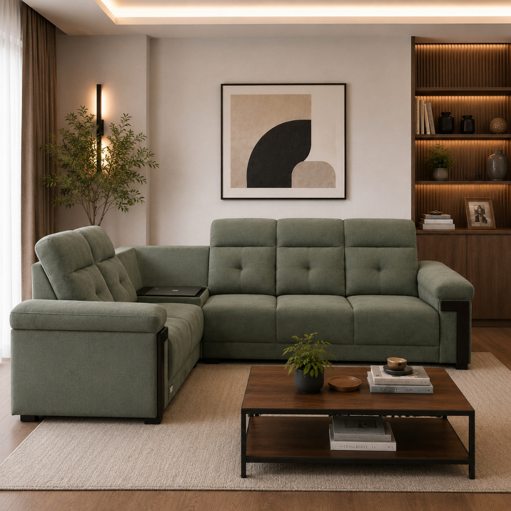 Comfort Plus L-Shape Recliner Sofa