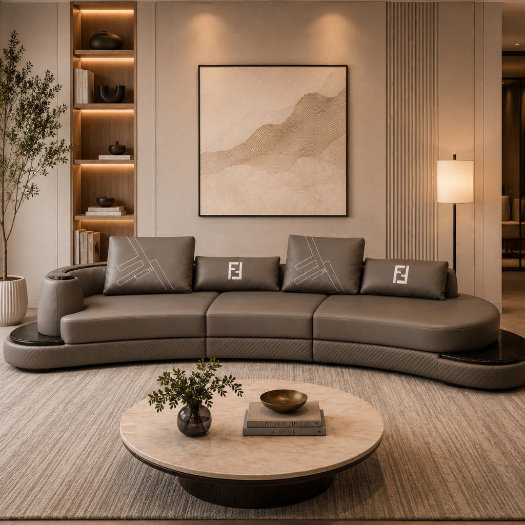 Luna Curve Designer Sofa - image 2