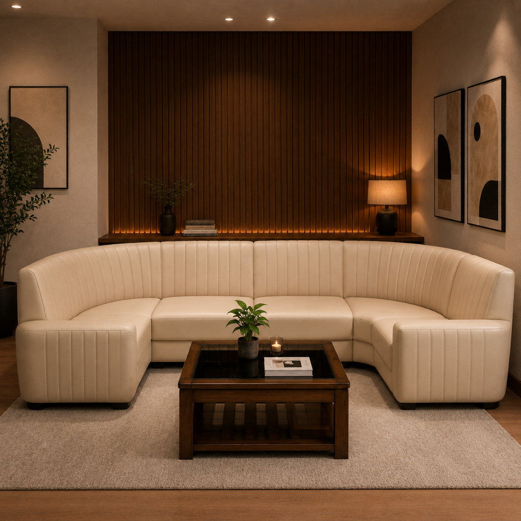 Executive Curved Reception Lounge Sofa