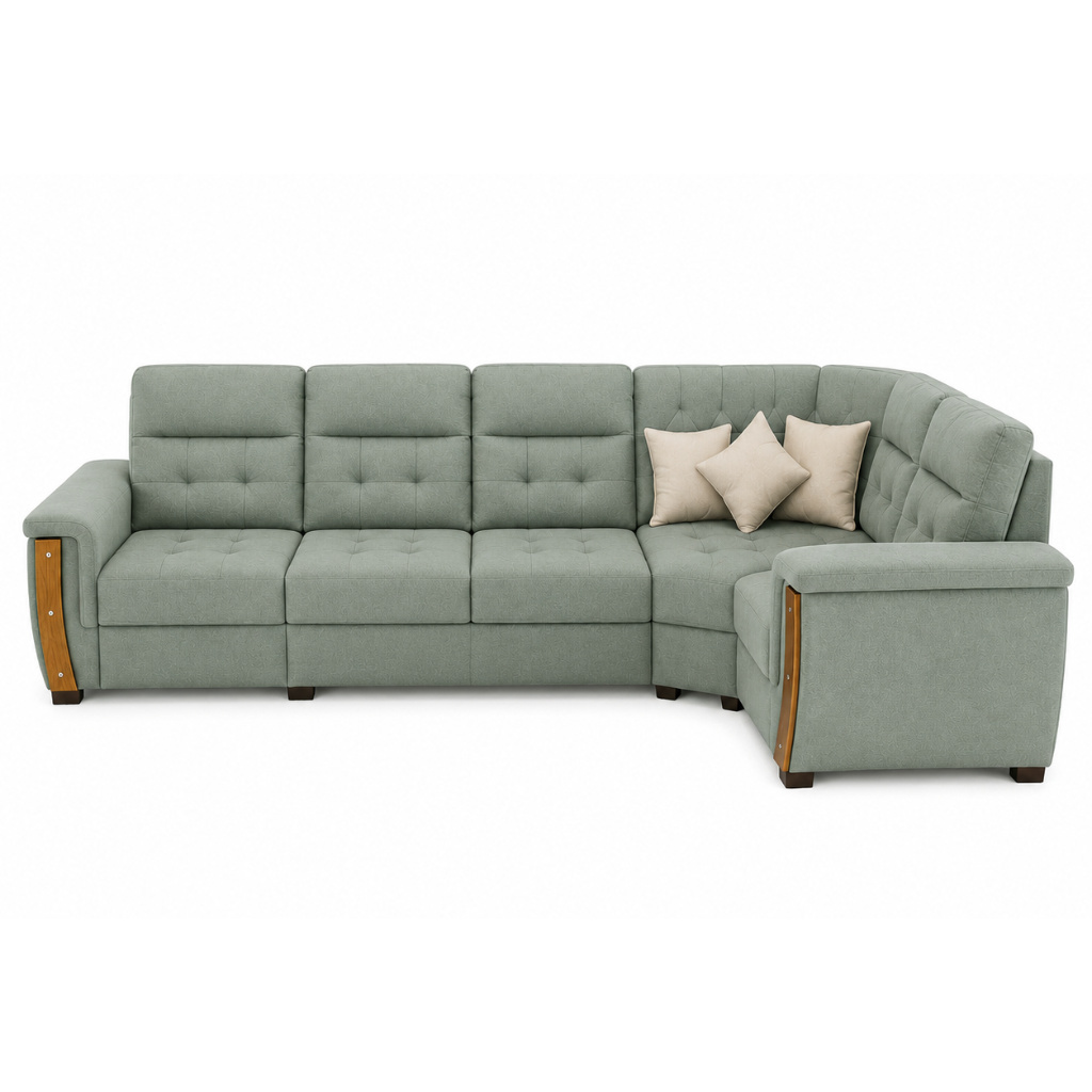 Aqua Elite L-Shape Corner Sofa Set - image 3