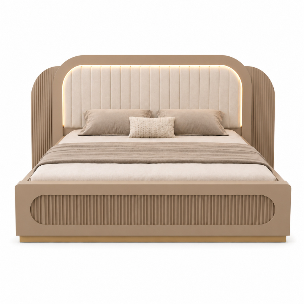 Luna Luxury Bedroom Set with LED Vanity - image 2