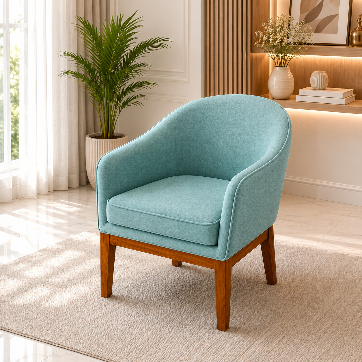 Aqua Lounge Accent Chair